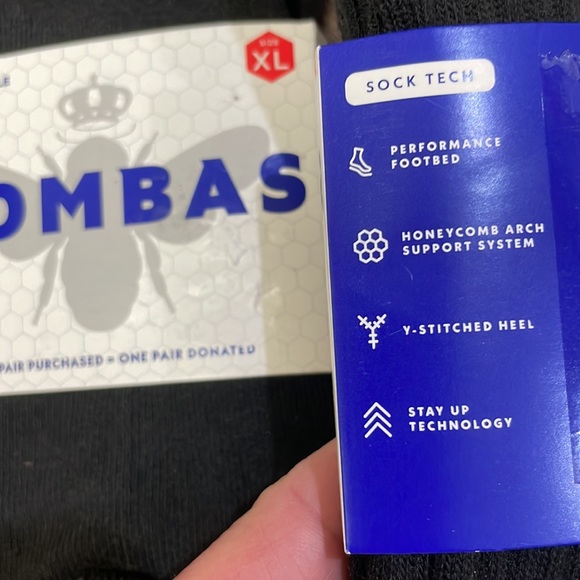 BUNDLE OF 9 MENS BOMBAS SOCKS SIZE XL NWT - Picture 4 of 5